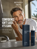Anti-Age Day Cream - In Use | Renovo Skin